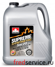 Масло моторное для бензиновых двигателей SUPREME SYNTHETIC 5W-20 (4 л)
