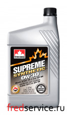 Масло моторное для бензиновых двигателей SUPREME SYNTHETIC 0W-30 (1 л)